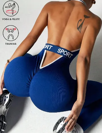 Salopeta SHEIN, albastru Albastru