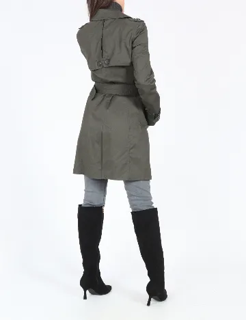 Trench Zara, gri inchis Gri