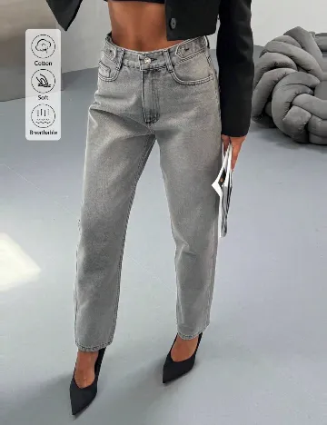 Blugi SHEIN, gri Gri