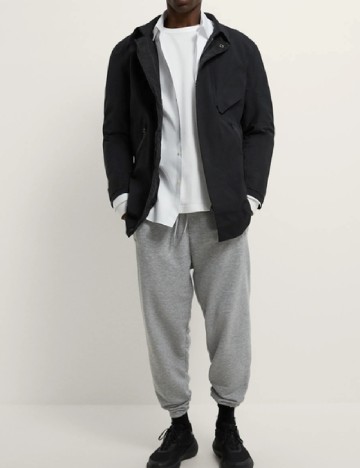 Jacheta pentru motociclisti Zara, negru