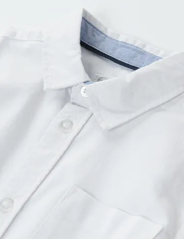 Camasa Cool Club, alb Alb