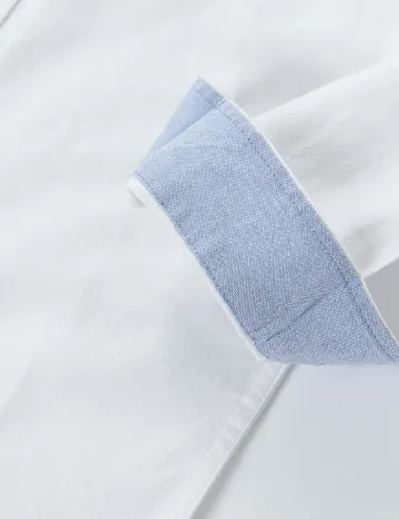 Camasa Cool Club, alb Alb