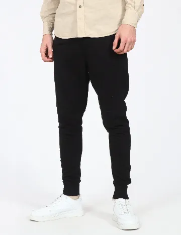 Pantaloni Bershka, negru Negru
