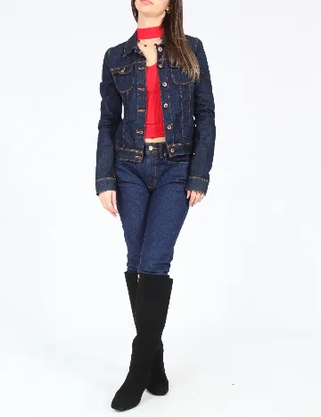 Jacheta Zara, albastru Albastru