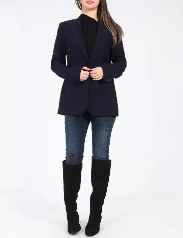 Sacou Zara, bleumarin Albastru