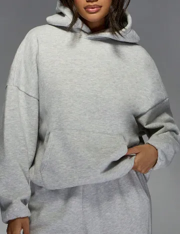 Hanorac Oversize Missguided, gri Gri