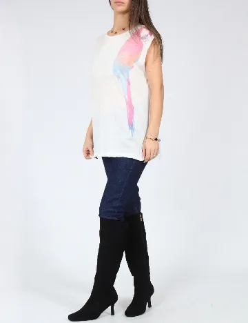 Maiou Pull&Bear, alb Alb