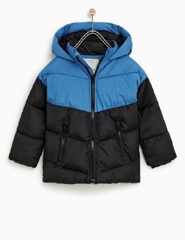 Geaca Zara, albastru/negru