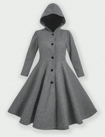 Palton SHEIN CURVE, gri