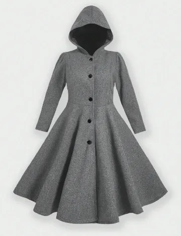 Palton SHEIN CURVE, gri Gri