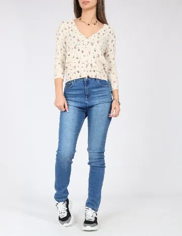 Cardigan Zara, bej Crem