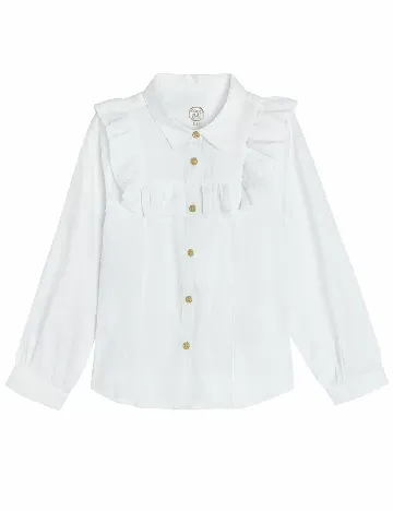 Camasa Cool Club, alb Alb