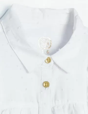 Camasa Cool Club, alb Alb
