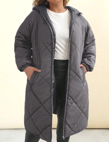 Geaca SHEIN CURVE, gri