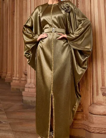 Rochie lunga SHEIN, verde Verde