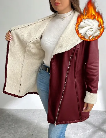 Jacheta SHEIN CURVE, rosu Rosu