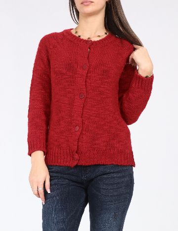 Cardigan Zara, rosu