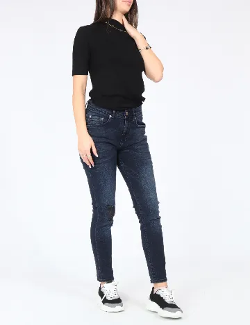 Blugi Pull&Bear, bleumarin Albastru