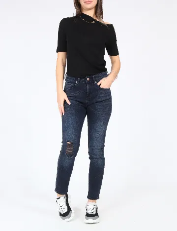 Blugi Pull&Bear, bleumarin Albastru