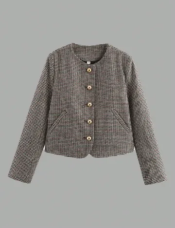 Jacheta SHEIN, gri Gri