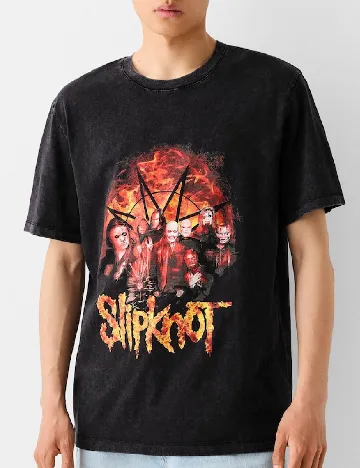 Tricou Bershka, negru Negru