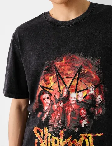 Tricou Bershka, negru Negru