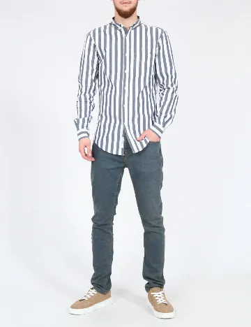 Blugi Pull&Bear, albastru Albastru