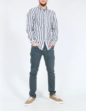 Blugi Pull&Bear, albastru Albastru