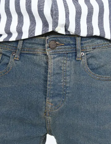 Blugi Pull&Bear, albastru Albastru