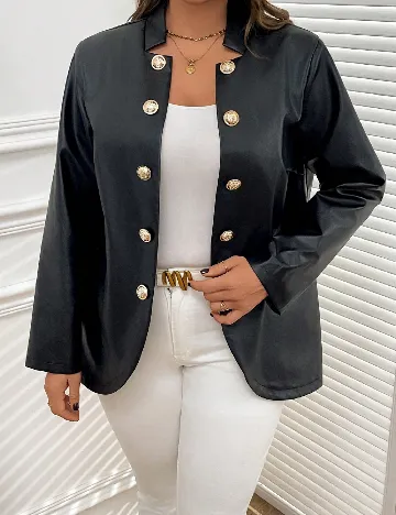 Jacheta SHEIN CURVE, negru Negru