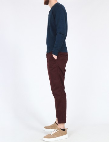 Pantaloni Pull&Bear, visiniu