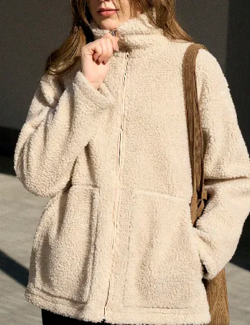 Jacheta SHEIN, crem Crem