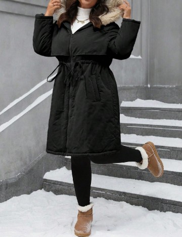 Geaca SHEIN CURVE, negru