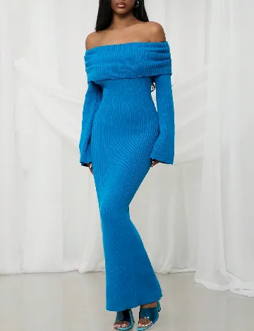 Rochie lunga SHEIN, albastru Albastru