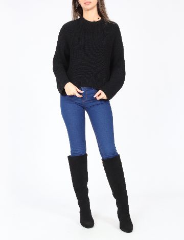 Bluza Bershka, negru