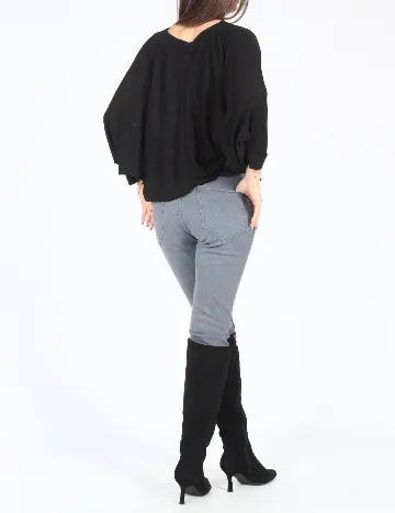 Bluza Bershka, negru Negru