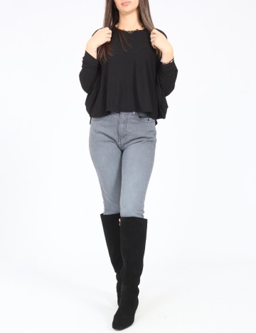 Bluza Bershka, negru