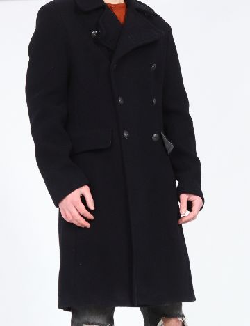 Palton Zara, bleumarin