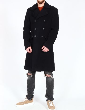 Palton Zara, bleumarin