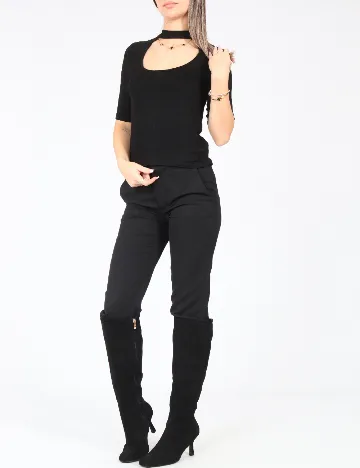 Bluza Bershka, negru Negru