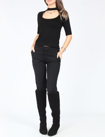 Bluza Bershka, negru