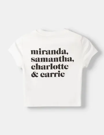 Top Bershka, alb Alb