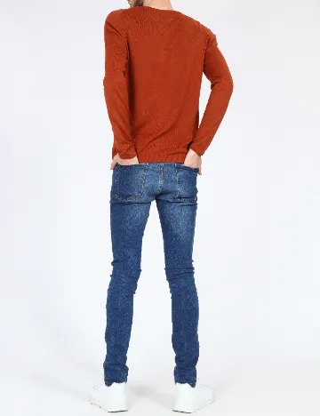 Blugi Pull&Bear, albastru Albastru