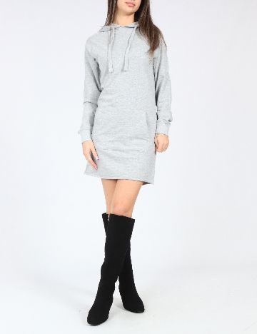 Rochie scurta Bershka, gri