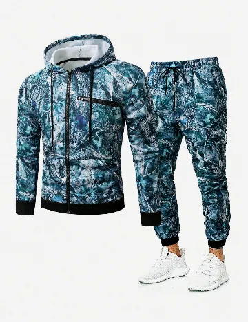 Compleu SHEIN, albastru Albastru