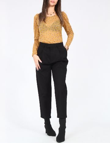 Pantaloni Pull&Bear, negru