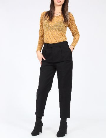 Pantaloni Pull&Bear, negru