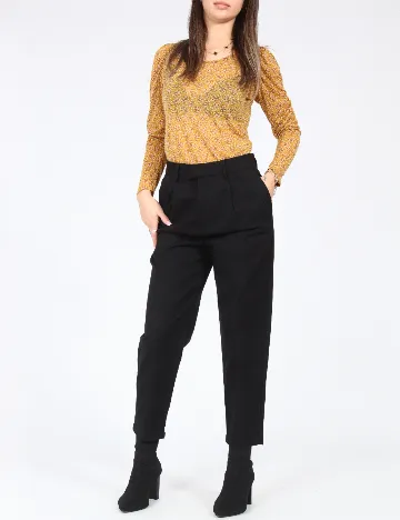 Pantaloni Pull&Bear, negru Negru