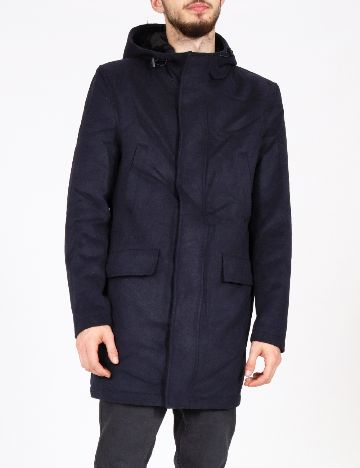 Palton Zara, bleumarin