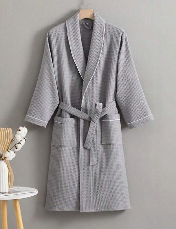 Halat de baie SHEIN, gri